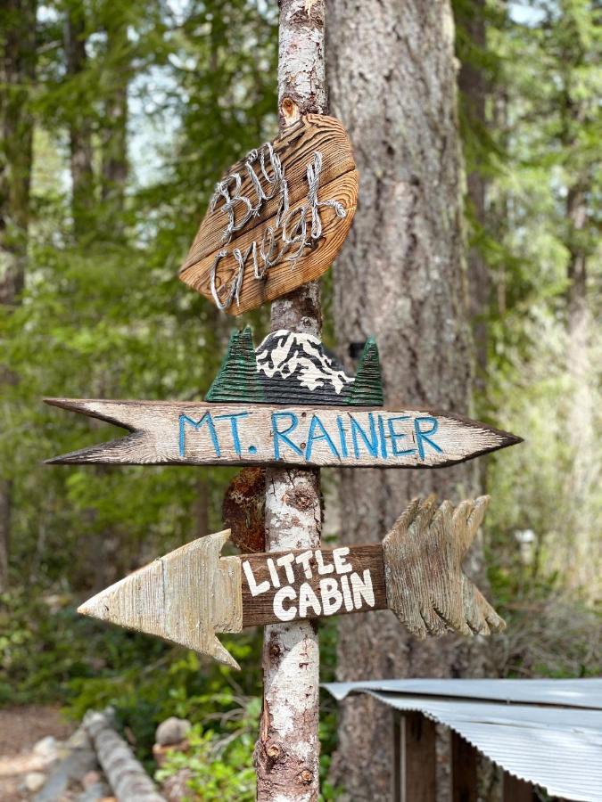 Mt Rainier Little Green Cabin On Big Creek! Ashford Exteriér fotografie